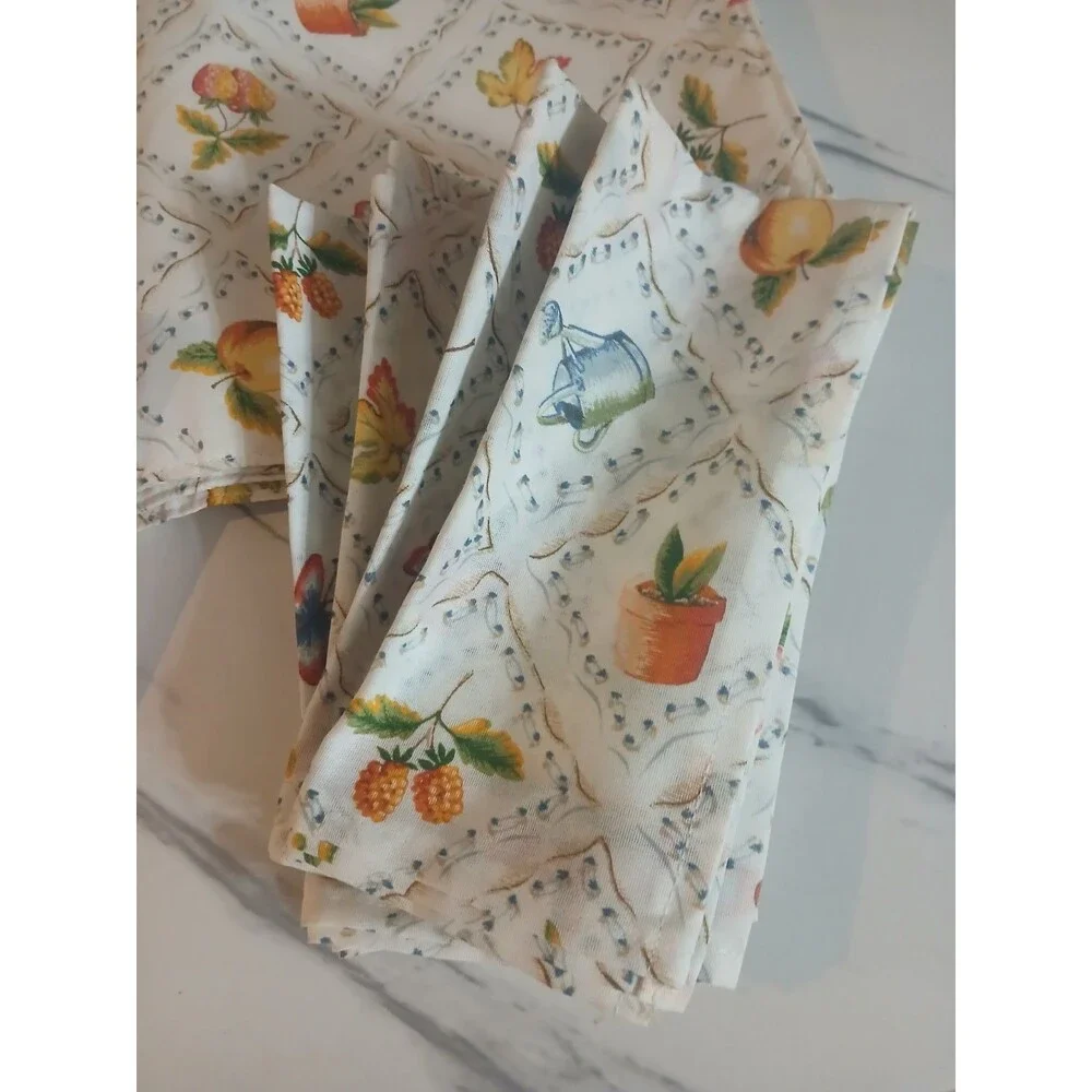 Vintage Table Settings-My Secret Garden- 12 Piece Set Shabby Chic Cottage Farm
